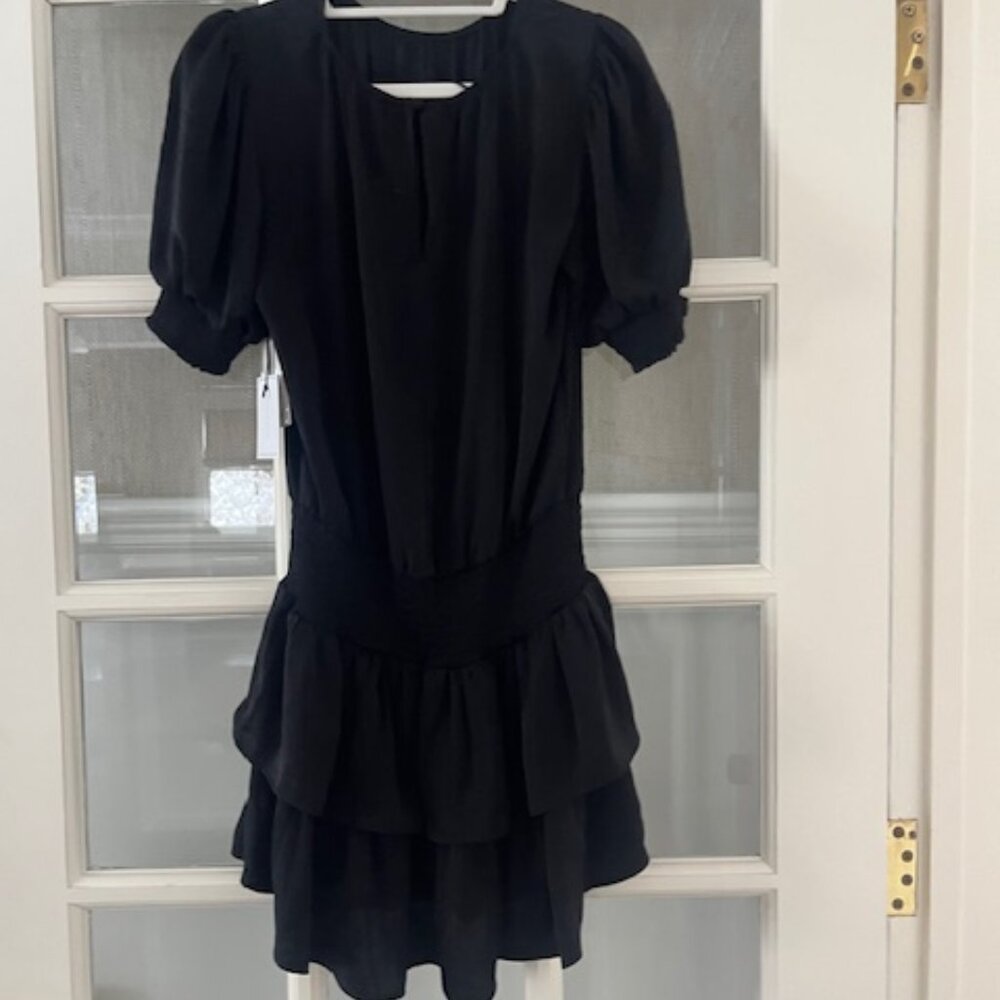 1.State Short Sleeve Ruffled Dress NWT